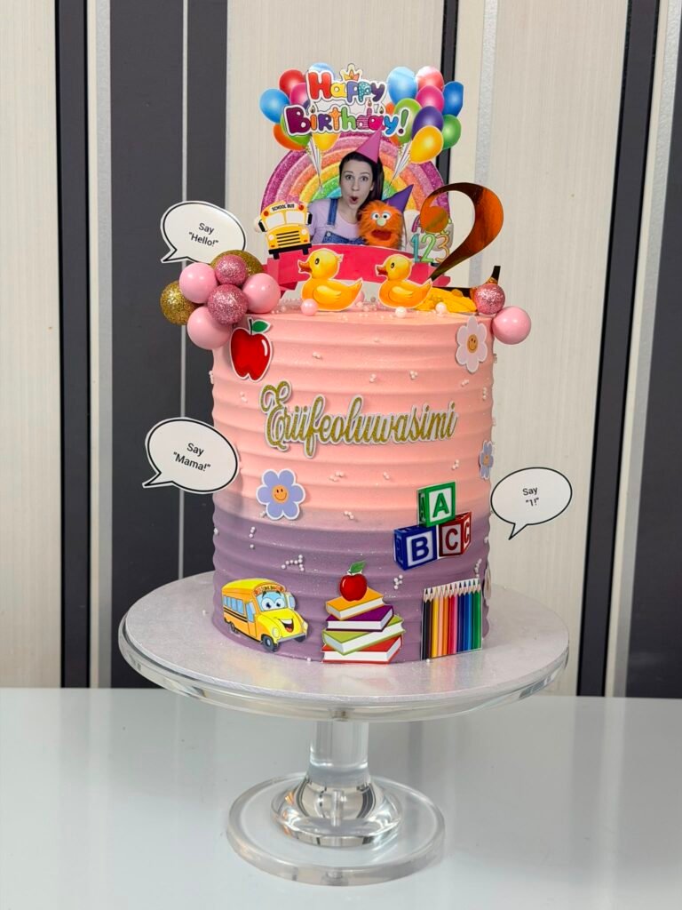 Miss Rachel Learning Adventure 2nd Birthday Cake