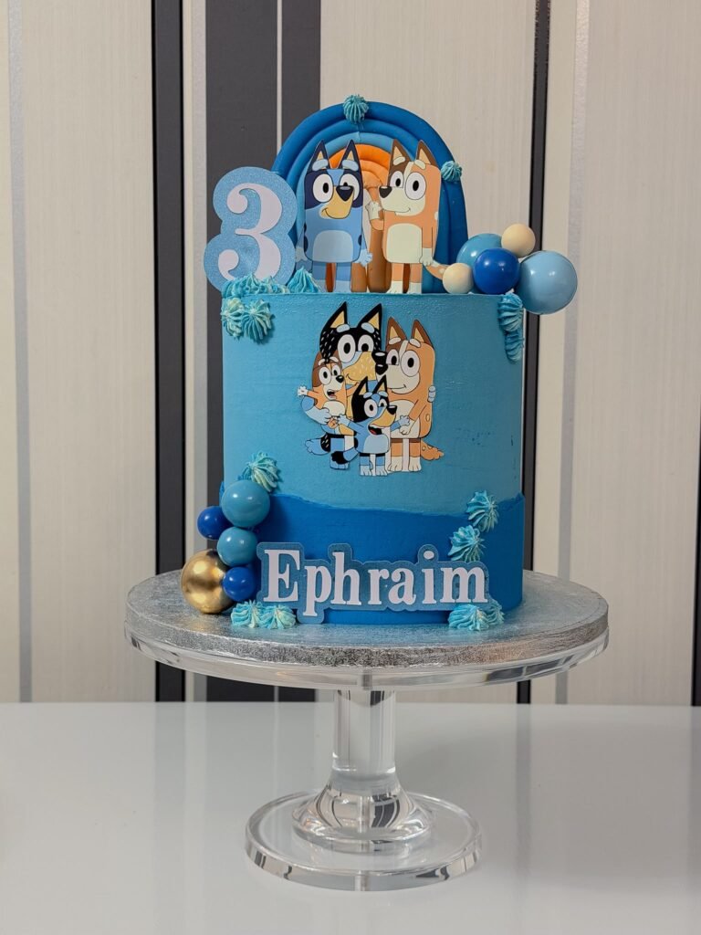 Bluey 3rd Birthday Cake