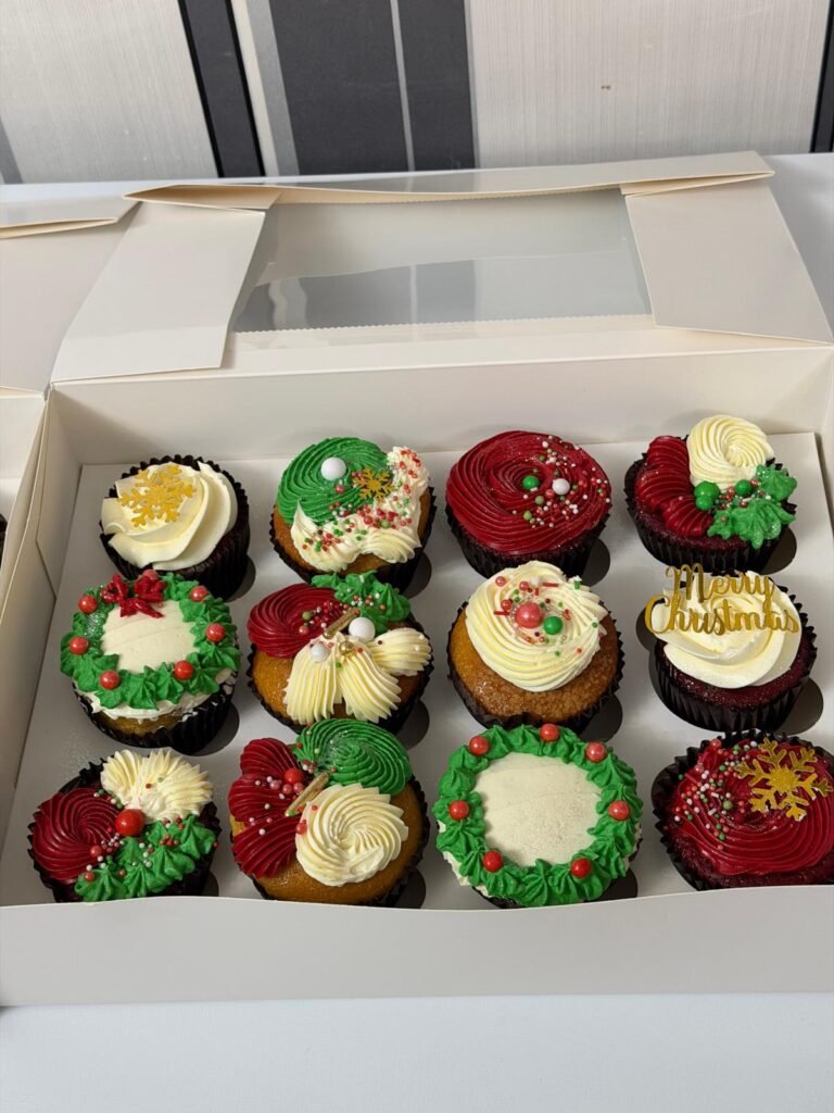 "Merry Christmas Assorted Cupcakes