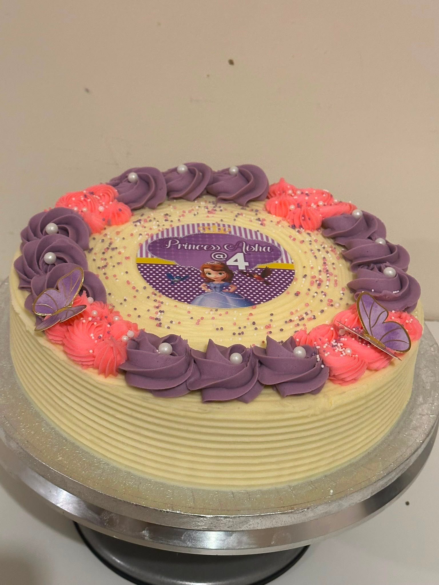 Princess Aisha @ 4 Character Cake"